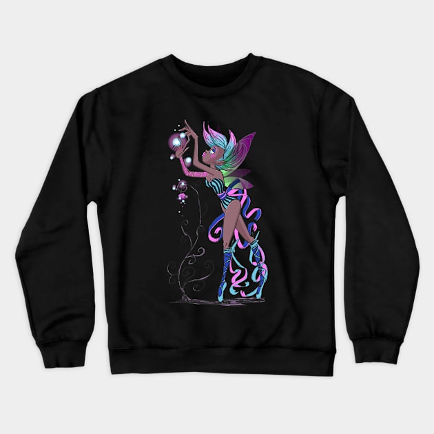 Punk Pixie Ballet Crewneck Sweatshirt by JenjoInk